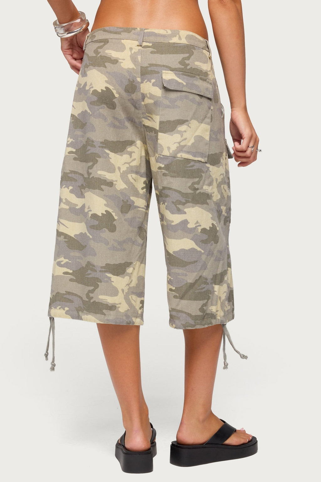 Camo Cargo Bermuda Shorts